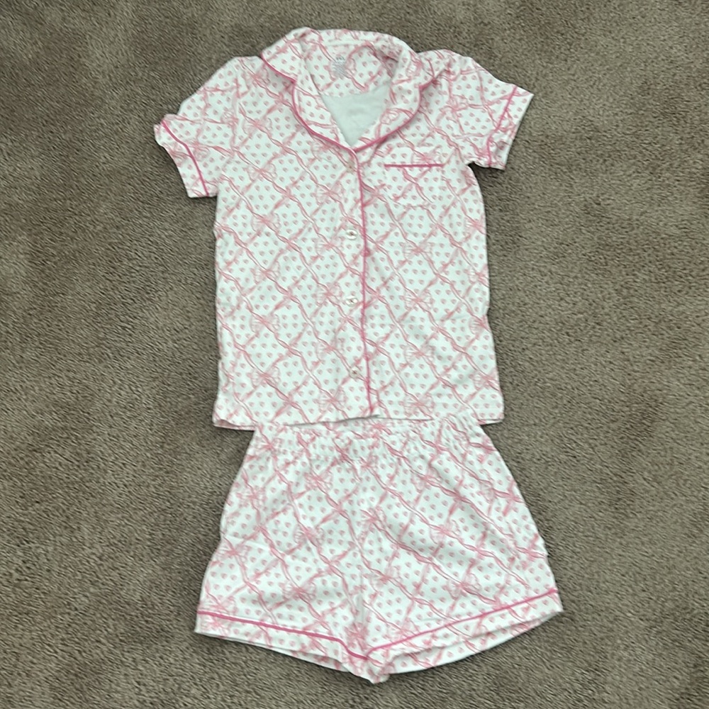 lsf x rr baby bow heart pajamas